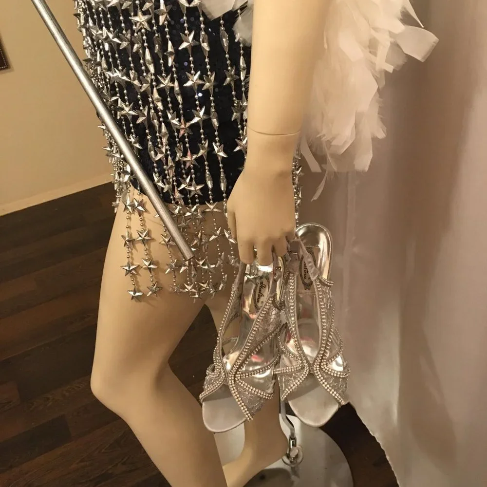 RARE gorgeous vintage y2k custom pixie dress ! - Picture 11 of 14